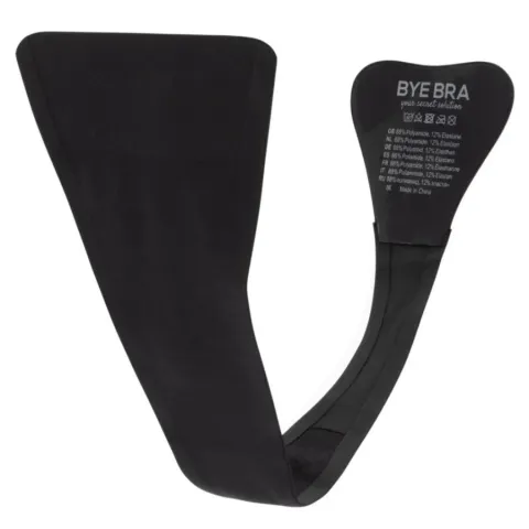 BYE-BRA - TANGA ADHESIVO NEGRO TALLA ÚNICA