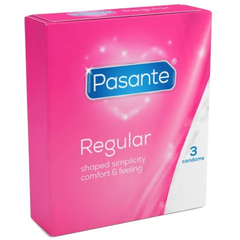 PASANTE - PRÉSERVATIFS GAMME RÉGULIÈRE 3 UNITÉS