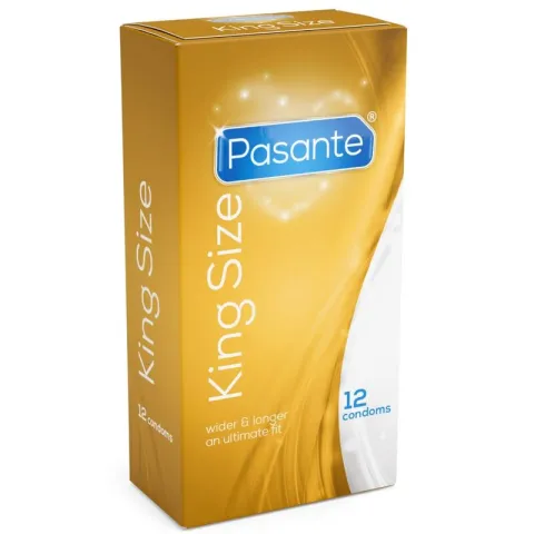 PASANTE - LES PRÉSERVATIFS KING MS LONG ET LARGEUR 12 UNITÉS