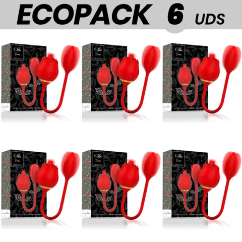 ECOPACK 6 UNITÉS - MIA VIENNA DOUBLE PLAISIR LÉCHAGE + OEUF VIBRANT