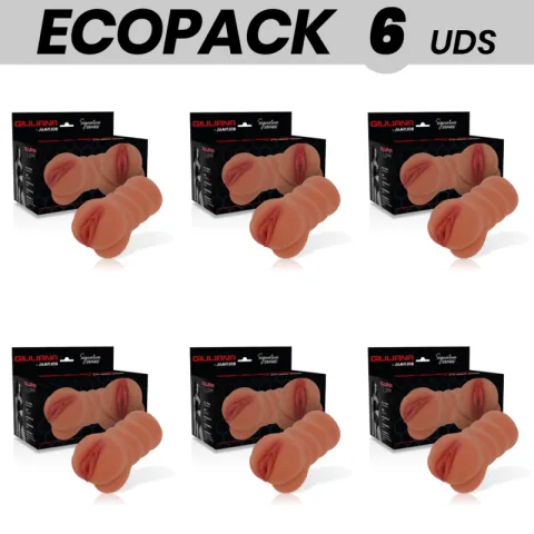 ECOPACK 6 UNITÉS - JAMYJOB SIGNATURE MASTURBATEUR VAGIN GIULIANA