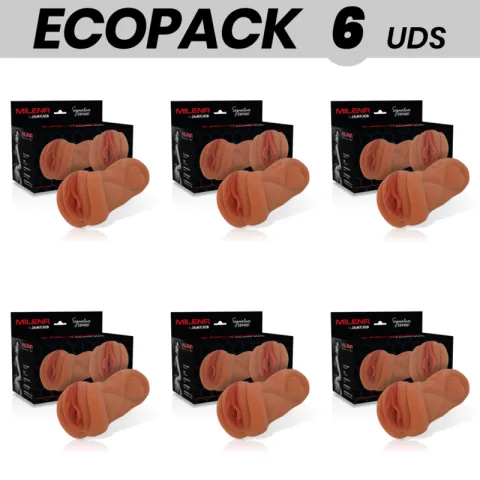 ECOPACK 6 UNITÉS -JAMYJOB SIGNATURE MASTURBATEUR VAGIN MILENA