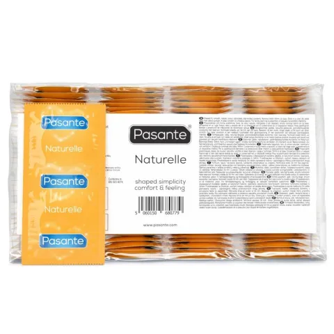 PASANTE - PRÉSERVATIFS NATURELLE SAC 144 UNITÉS