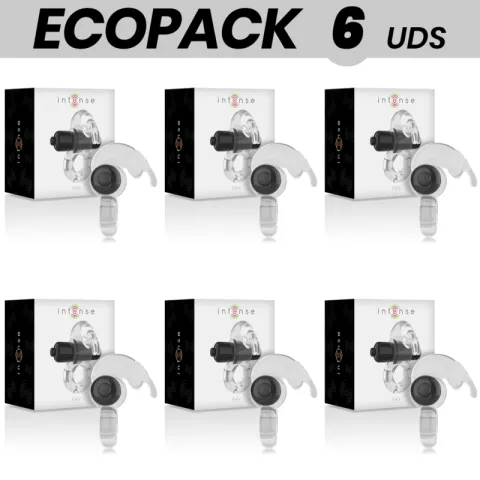 ECOPACK 6 UNITÉS - INTENSE ANNEAU VIBRATEUR TRANSPARENT POUR FRITURE