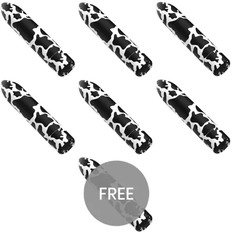 CUSTOM BULLETS - BALLE MAGNETIQUE RECHARGEABLE VACHE 10 INTENSITES 6 + 1 OFFERTE