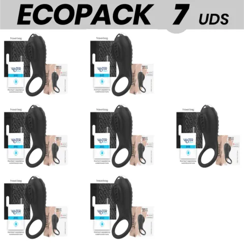 ECOPACK 7 UNITÉS - BAGUE BRILLY GLAM ALAN COMPATIBLE AVEC LA TECHNOLOGIE SANS FIL WATCHME