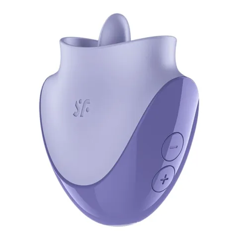 SATISFYER - TONGUE DANCER STIMULATEUR CLITORIAL AVEC VIBRATIONS ET PULSATIONS LILAS