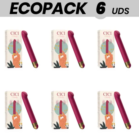 ECOPACK 6 UNITÉS - CICI BEAUTY PREMIUM SILICONE CLIT STIMULATOR