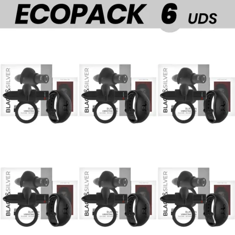 ECOPACK 6 UNITÉS - BLACK&SILVER BURTON TÉLÉCOMMANDE COCKRING WATCHME