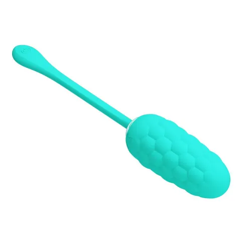 PRETTY LOVE - OEUF VIBRANT  TEXTURE MARINE RECHARGEABLE AQUA GREEN