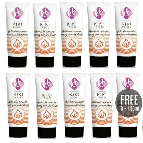 KIKÍ TRAVEL - EFFET CHAUFFANT CANNABIS 50 ML 10 + 1 GRATUIT