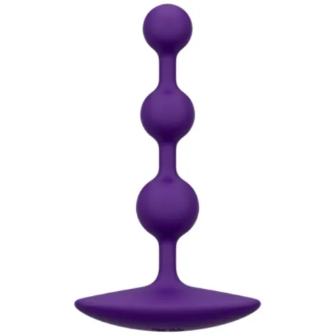 ROMP - AMP PERLES ANALES EN SILICONE FLEXIBLE VIOLETTES 12,5 CM