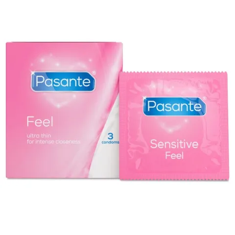 PASANTE - PRÉSERVATIFS SENSIBLES ULTRA MINCE 3 UNITÉS