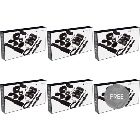EXPERIENCE - KIT FÉTICHE BDSM SÉRIE NOIRE 5+1 GRATUIT