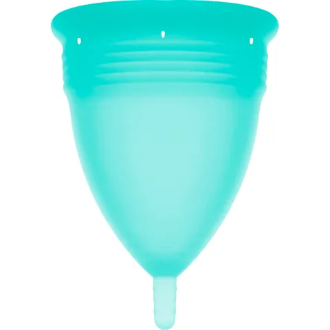 STERCUP - COUPE MENSTRUELLE EN SILICONE FDA AIGUE-MARINE - TAILLE S