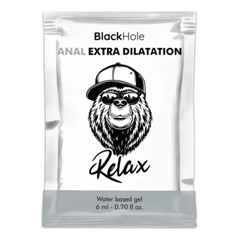 BLACK HOLE - GEL À BASE D'EAU EXTRA DILATATION 6 ML DOSE UNIQUE
