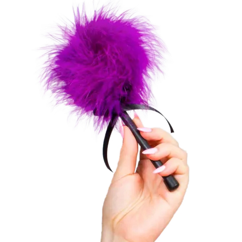 SECRETPLAY - DUSTER MARABOU ROSE VIOLET