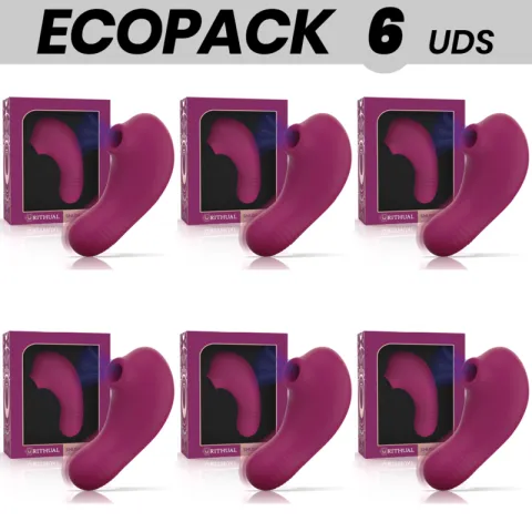 ECOPACK 6 UNITÉS - STIMULATEUR DE CLITORIS DE POCHE RITHUAL SHUSHU PRO 2 PUISSANTS MOTEURS DORCHIDÉES