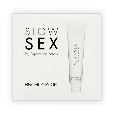 BIJOUX INDISCRETS - GEL DE MASSAGE SEXE LENT AVEC JEU DE DOIGTS MONODOSE