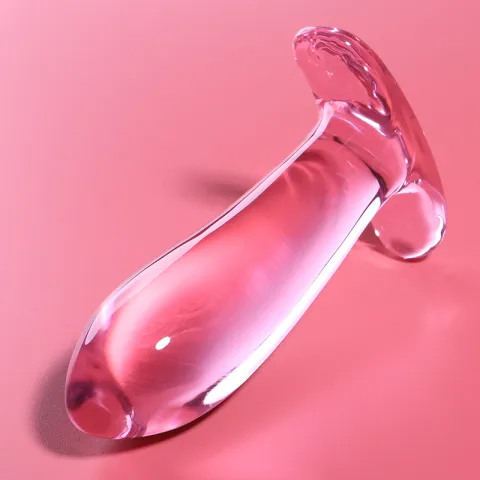 NEBULA SERIES BY IBIZA - PLUG ANAL MODÈLE 5 VERRE BOROSILICATE ROSE 12.5 CM -O- 3.5 CM