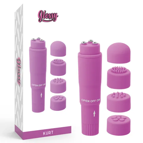 GLOSSY - MASSEUR DE POCHE KURT VIOLET