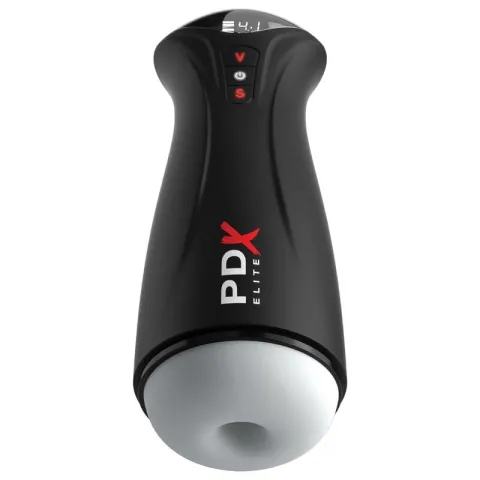PDX ELITE - MASTURBATEUR MASCULIN TRANSPARENT FAP-GASM AVEC SUCCION INTERMITTENTE