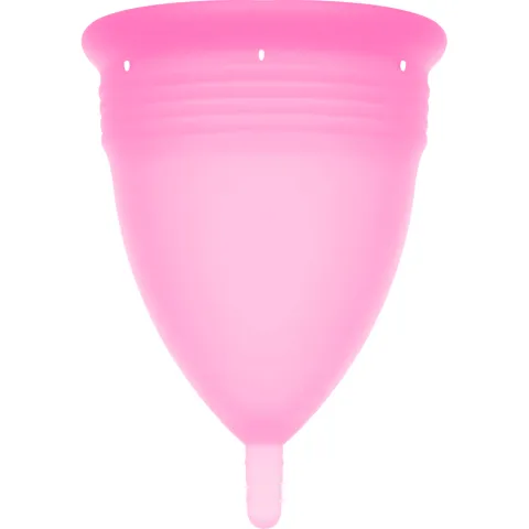 STERCUP - COUPE MENSTRUELLE EN SILICONE FDA ROSE - TAILLE L