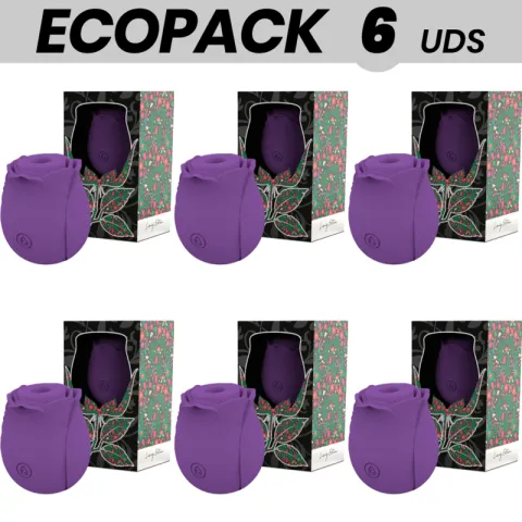 ECOPACK 6 UNITÉS - MIA ROSE CLITORIS SUCTION WAVES ÉDITION LIMITÉE - VIOLET