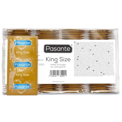PASANTE - PRÉSERVATIFS KING SIZE SAC 144 UNITÉS