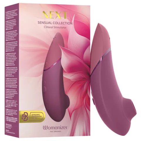 WOMANIZER - STIMULATEUR CLITORIAL À SUCCION NEXT 14 NIVEAUX D'INTENSITÉ ROSE FONDU