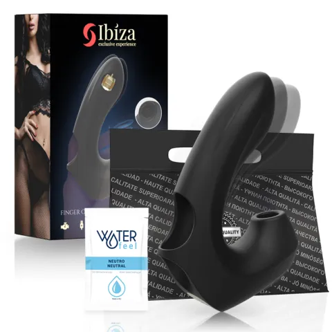 IBIZA - DÉ À COUPER VIBRANT ET À ASPIRATION DU CLITORIS PUISSANT