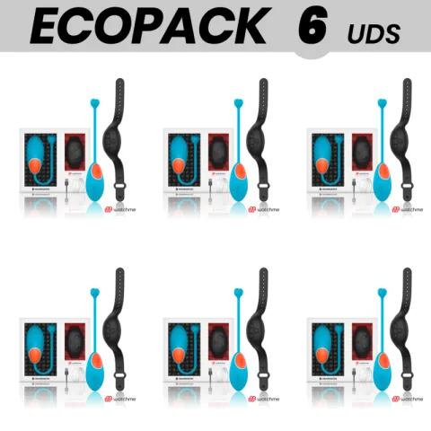 ECOPACK 6 UNITÉS - TECHNOLOGIE DE TÉLÉCOMMANDE WEARWATCH EGG WATCHME BLEU / JET