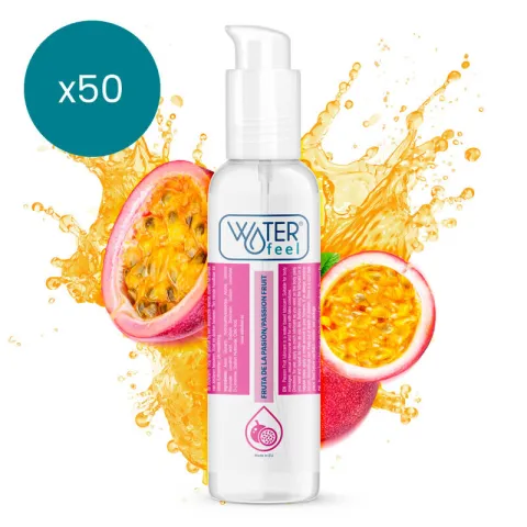 WATERFEEL - LUBRIFIANT À BASE D'EAU AUX FRUITS DE LA PASSION 175 ML PACK 50 UNITÉS