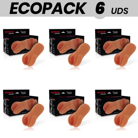 ECOPACK 6 UNITÉS - JAMYJOB SIGNATURE MASTURBATEUR VAGIN SASHA