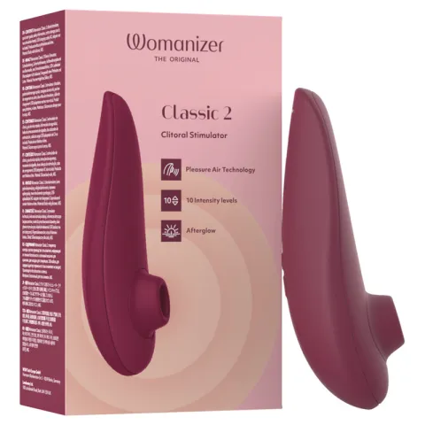 WOMANIZER - STIMULATEUR CLITORAL CLASSIC 2 BORDEAUX