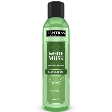 INTIMATELINE - HUILE DAMOUR TANTRAS MUSC BLANC 150 ML