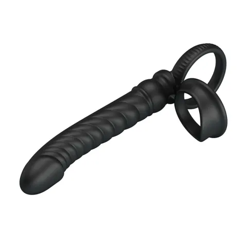 PRETTY LOVE - VIBRATEUR ANAL MERRITT AVEC ANNEAU ET VIBRATION NOIR