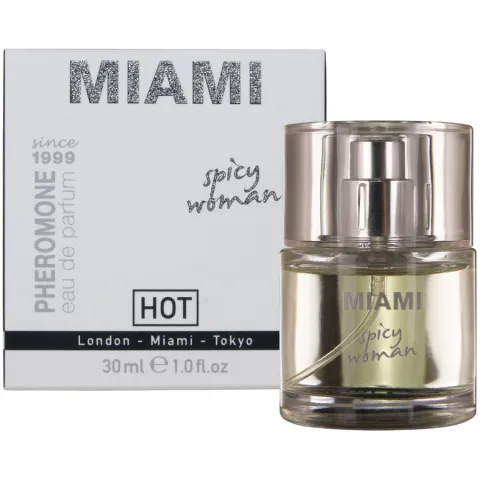 HOT - PARFUM AUX PHÉROMONES MIAMI SPICY WOMAN 30 ML