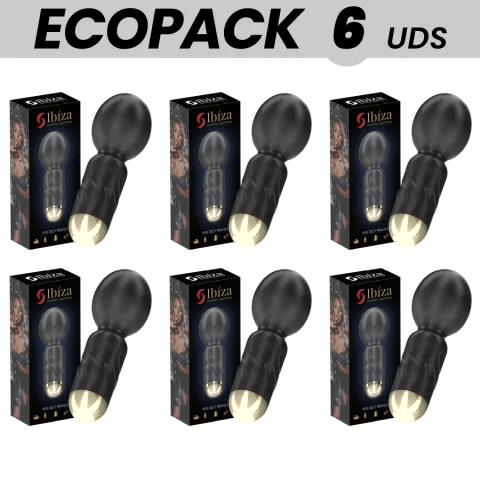 ECOPACKS 6 UNITÉS - VIBRATEUR DE POCHE IBIZA