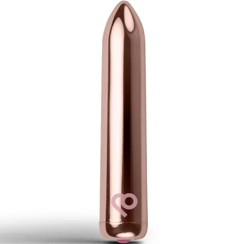 ROCKS-OFF - BALLE VIBRANTE RECHARGEABLE ROSE DORÉE