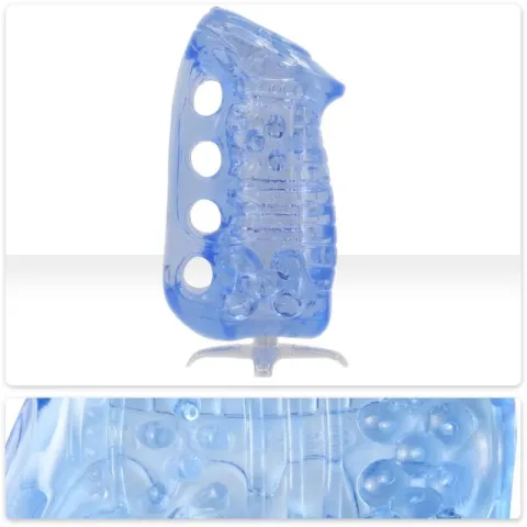 FLESHLIGHT – FLESHSKINS GRIP BLUE ICE MASTURBATEUR MANUEL HOMME BLEU
