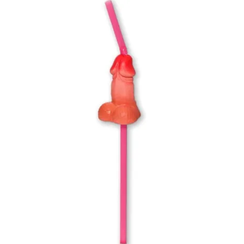 DIABLO PICANTE - SACHET DE 5 PAILLES NATURELLES GROS PÉNIS