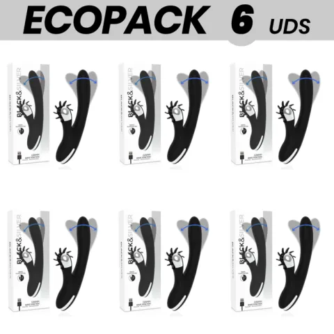 ECOPACK 6 UNITÉS - FONCTION VAGUE BLACK&SILVER BUNNY GRIMM