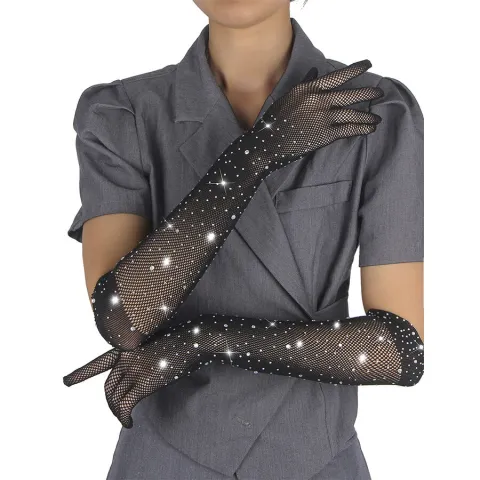 SUBBLIME - 957469GANTS SHINE TRANSPARENTS NOIRS S/M