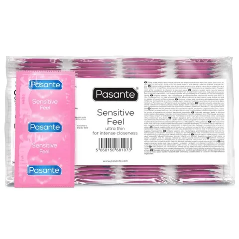 PASANTE - PRÉSERVATIFS SENSIBLES SAC 144 UNITÉS