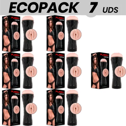 ECOPACK 7 UNITÉS - JAMYJOB MASTURBATEUR DE CHATTE VAGIN