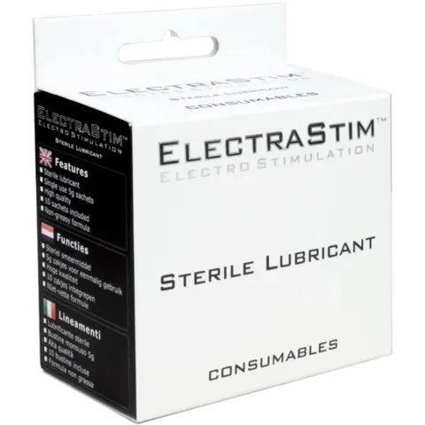 ELECTRASTIM - LUBRIFIANT STÉRILE 10 UNITÉS