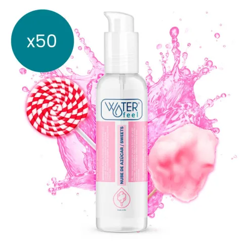 WATERFEEL - LUBRIFIANT SUGAR CLOUD 175 ML PAQUET 50 UNITÉS