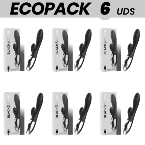 ECOPACK 6 UNITÉS - VIBE STIMULANTE BLACK&SILVER KALEB