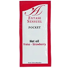 EXTASE SENSUAL - HUILE STIMULANTE DE FRAISE 10 ML